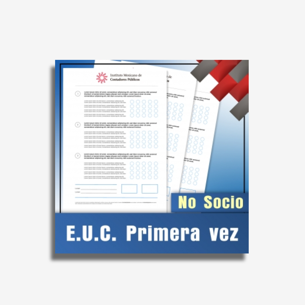 E.U.C. PRIMERA VEZ NO SOCIO