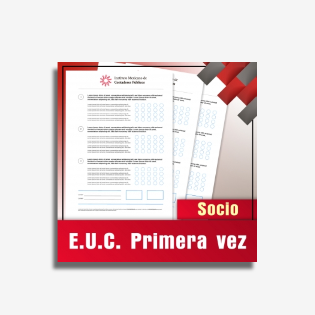 E.U.C. PRIMERA VEZ SOCIO